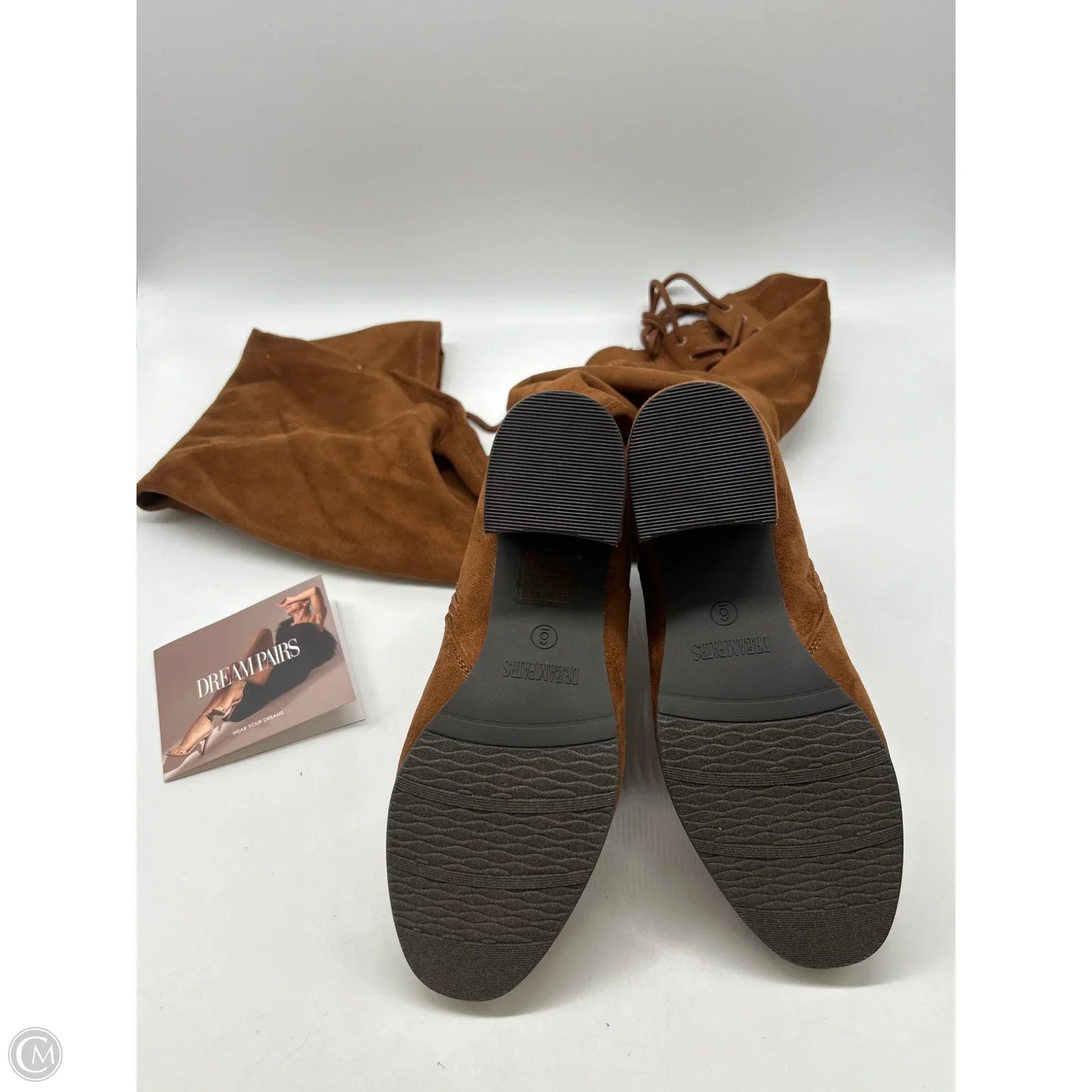 Boots Knee Heels By Dream Pairs In Brown, Size: 6