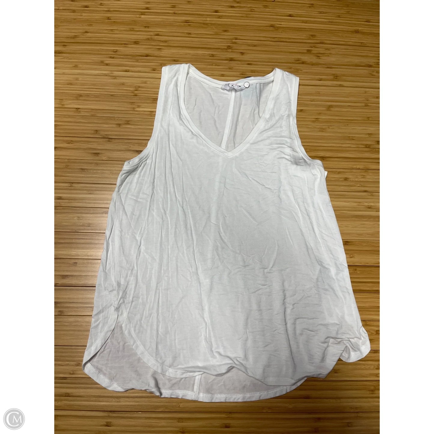 Tank Top By Clothes Mentor In White, Size: L