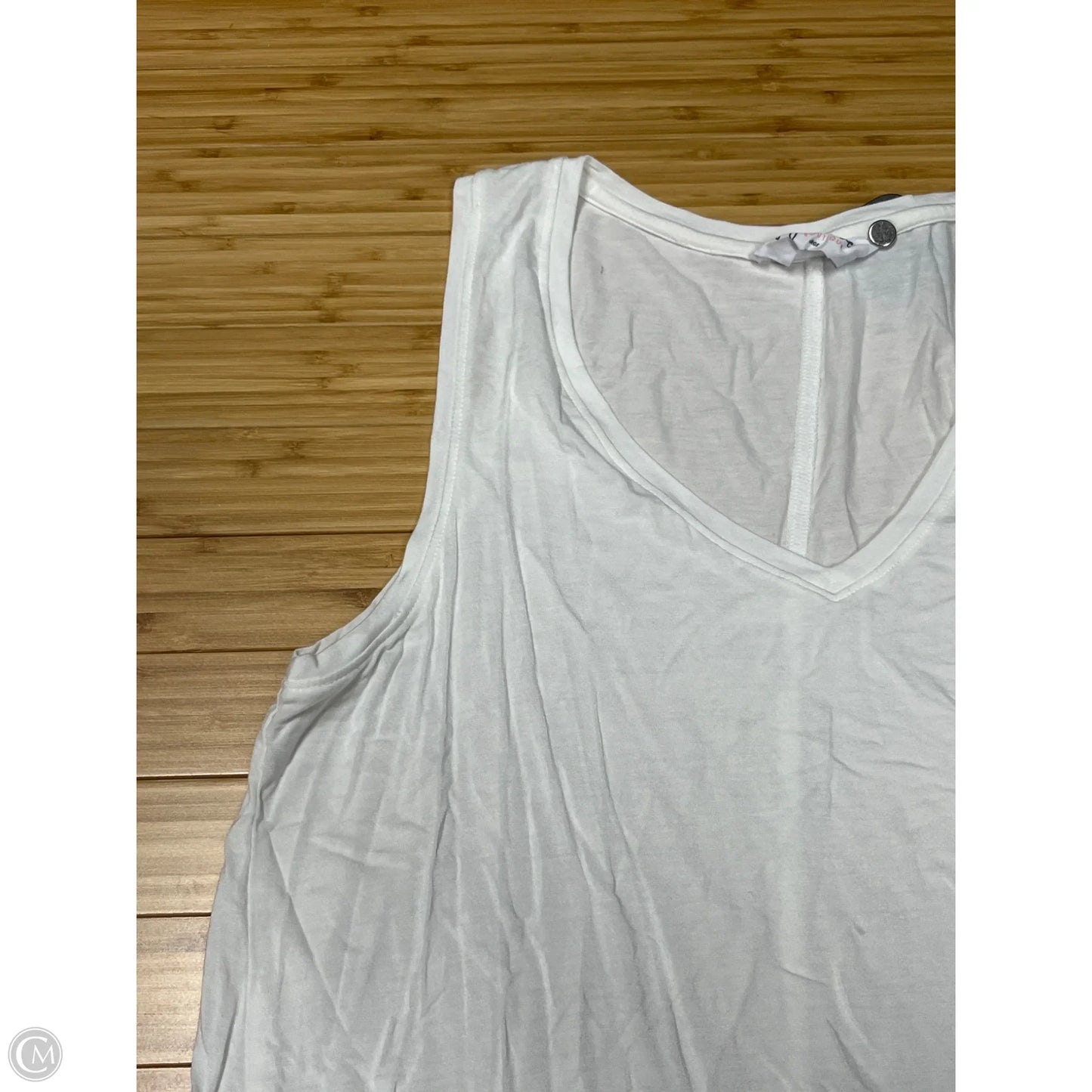 Tank Top By Clothes Mentor In White, Size: L