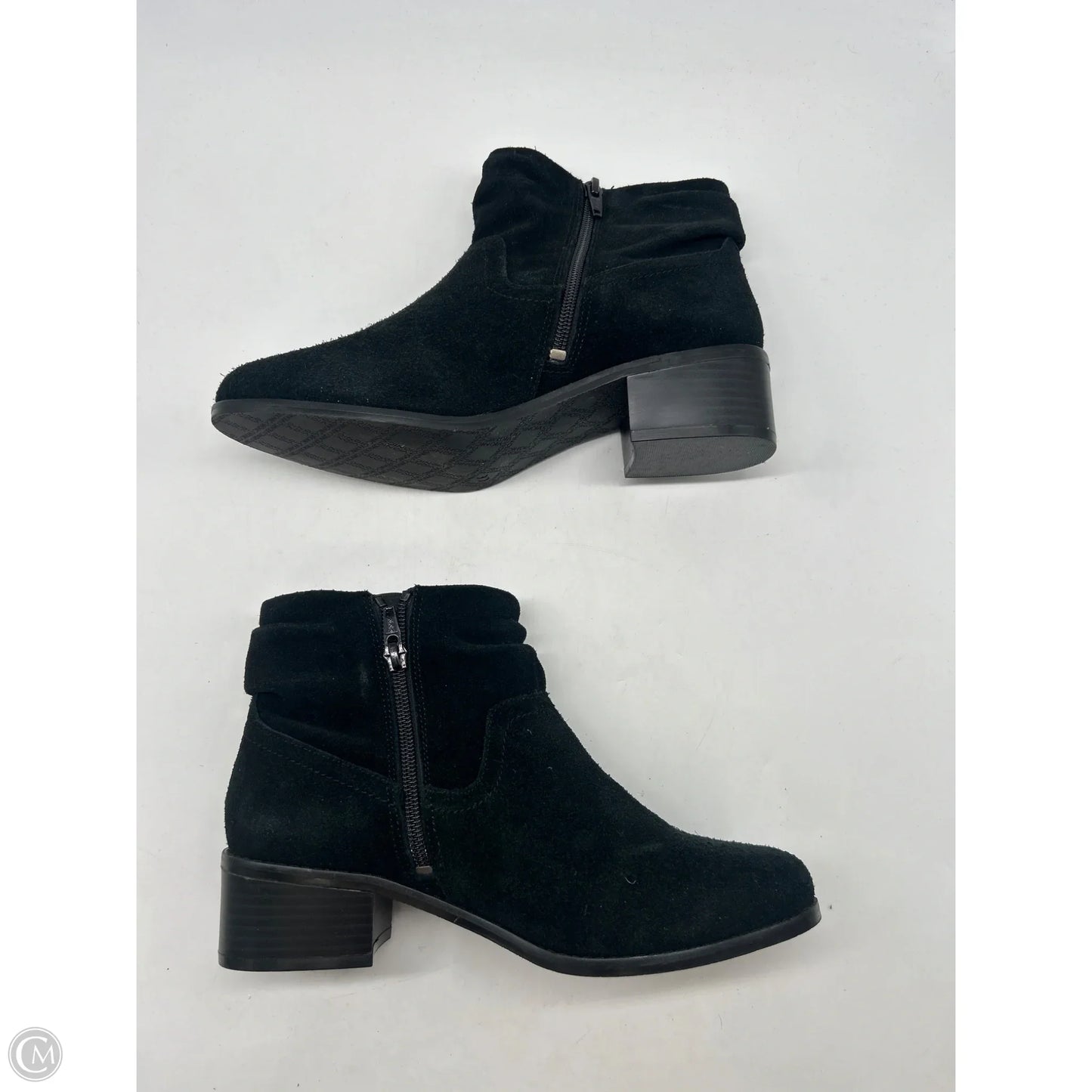 Boots Ankle Flats By Vionic In Black, Size: 7.5