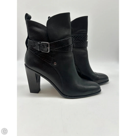 Boots Ankle Heels By Donald Pliner In Black, Size: 9.5