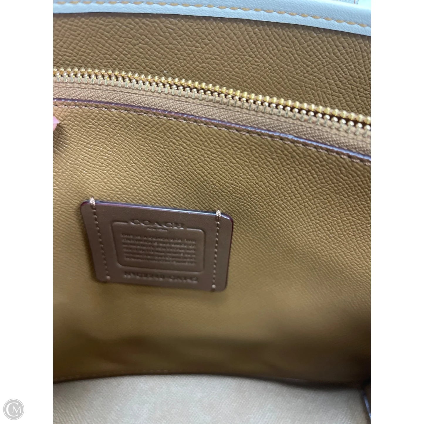Handbag Designer By Coach, Size: Small