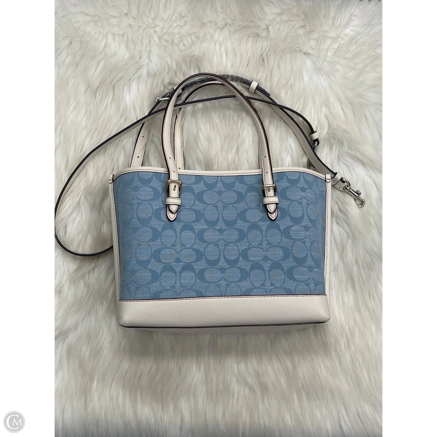 Handbag Designer By Coach, Size: Small