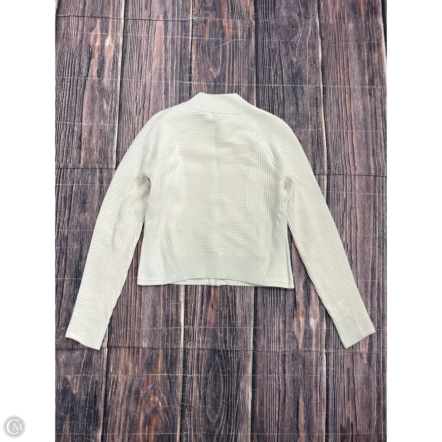 Athletic Jacket By Lululemon In Cream, Size: M