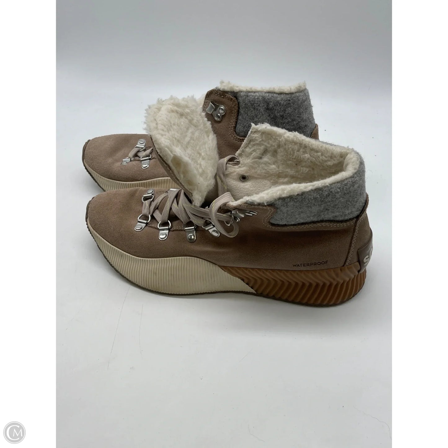 Boots Ankle Flats By Sorel In Tan, Size: 9