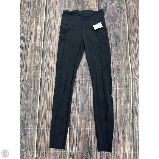Athletic Leggings By Lululemon In Black, Size: 4