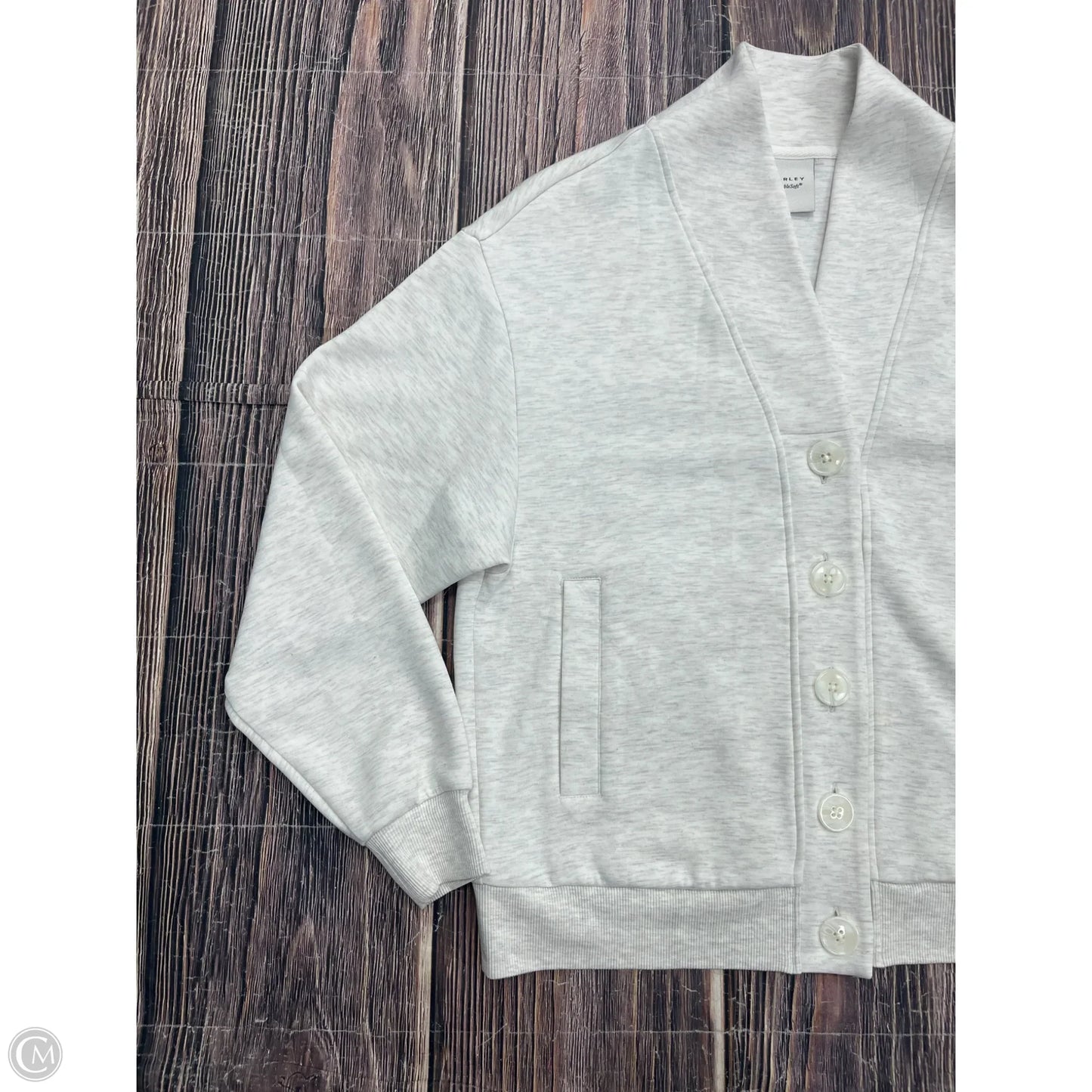 Cardigan By Varley In Grey, Size: Xs