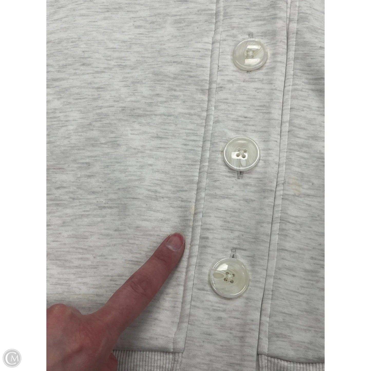 Cardigan By Varley In Grey, Size: Xs