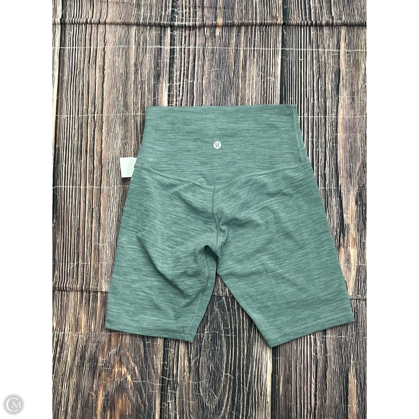 Athletic Shorts By Lululemon In Green, Size: 4