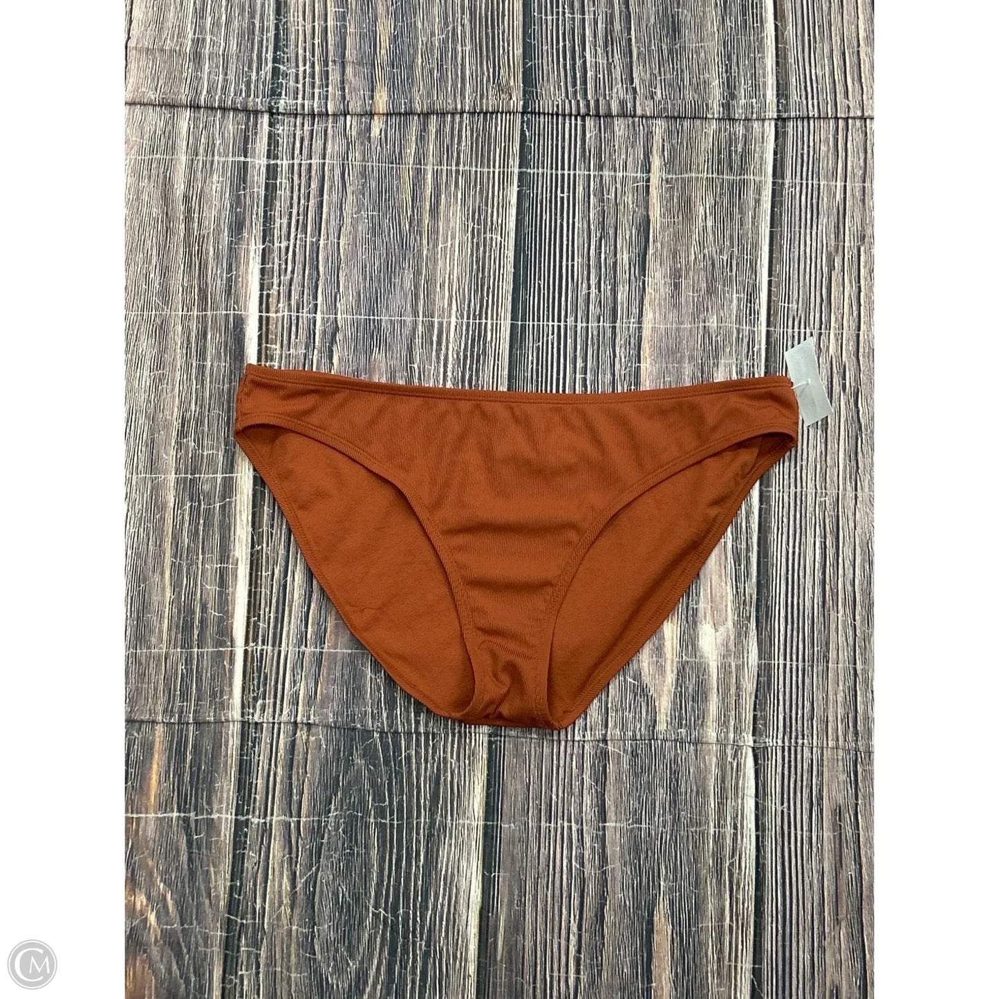 Swimsuit Bottom By Shade & Shore In Orange, Size: L