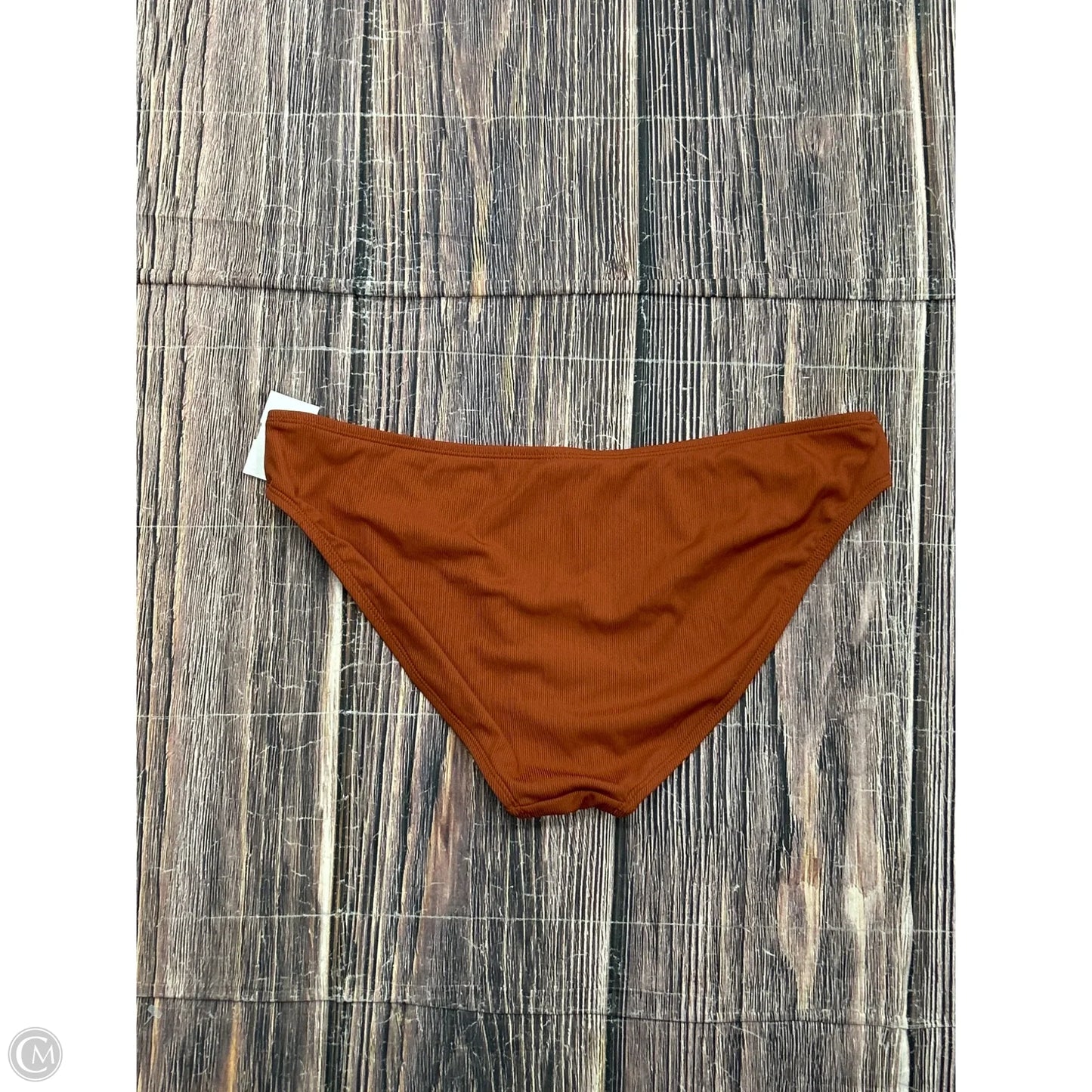 Swimsuit Bottom By Shade & Shore In Orange, Size: L
