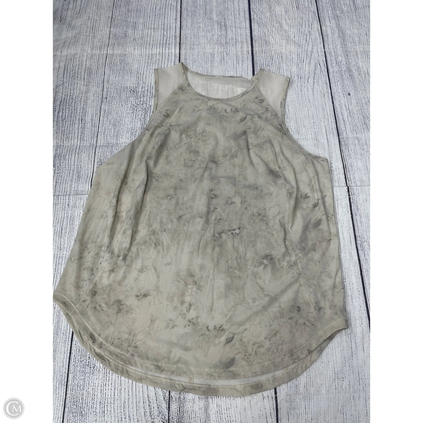 Athletic Tank Top By Lululemon In Grey, Size: L