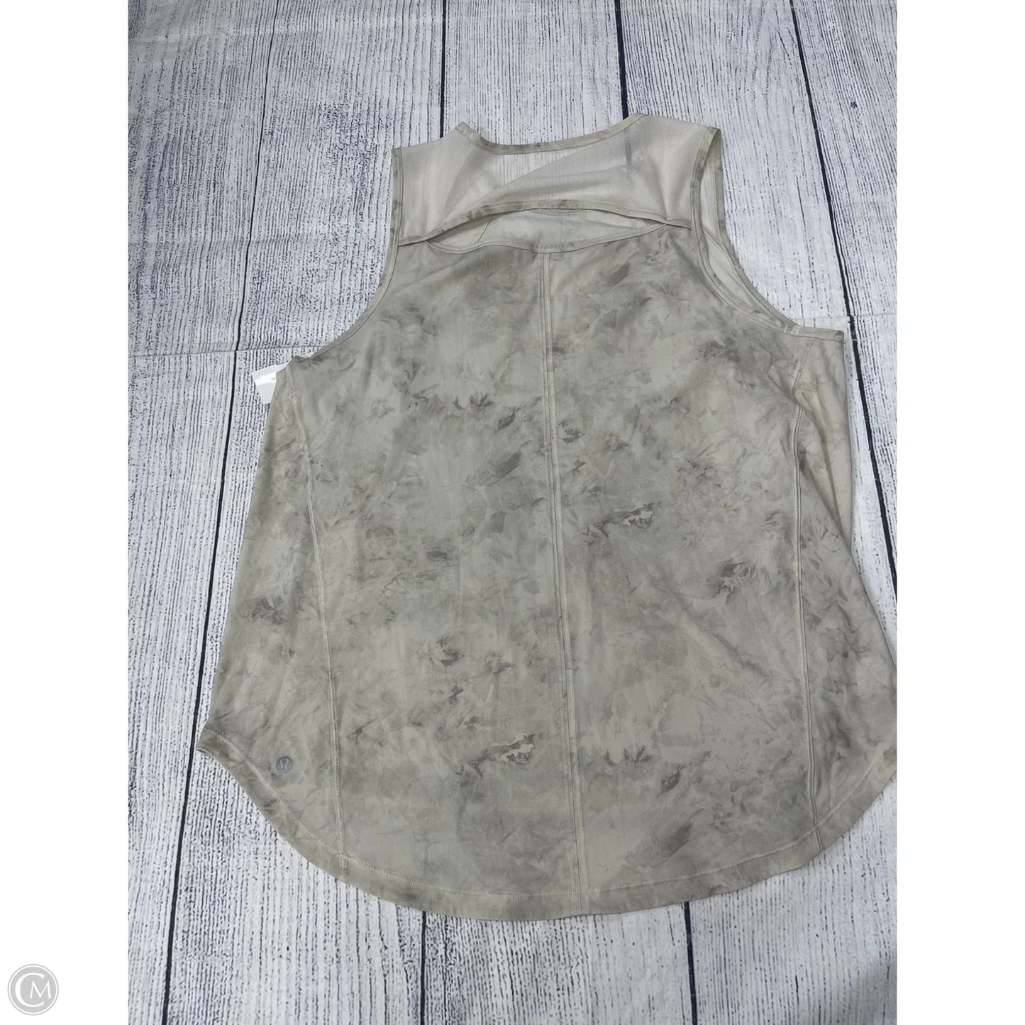 Athletic Tank Top By Lululemon In Grey, Size: L
