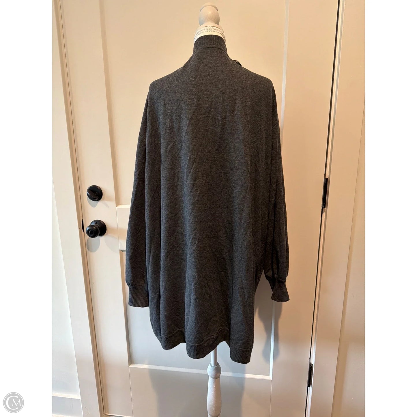 Cardigan By Mta Sport In Grey, Size: 2x