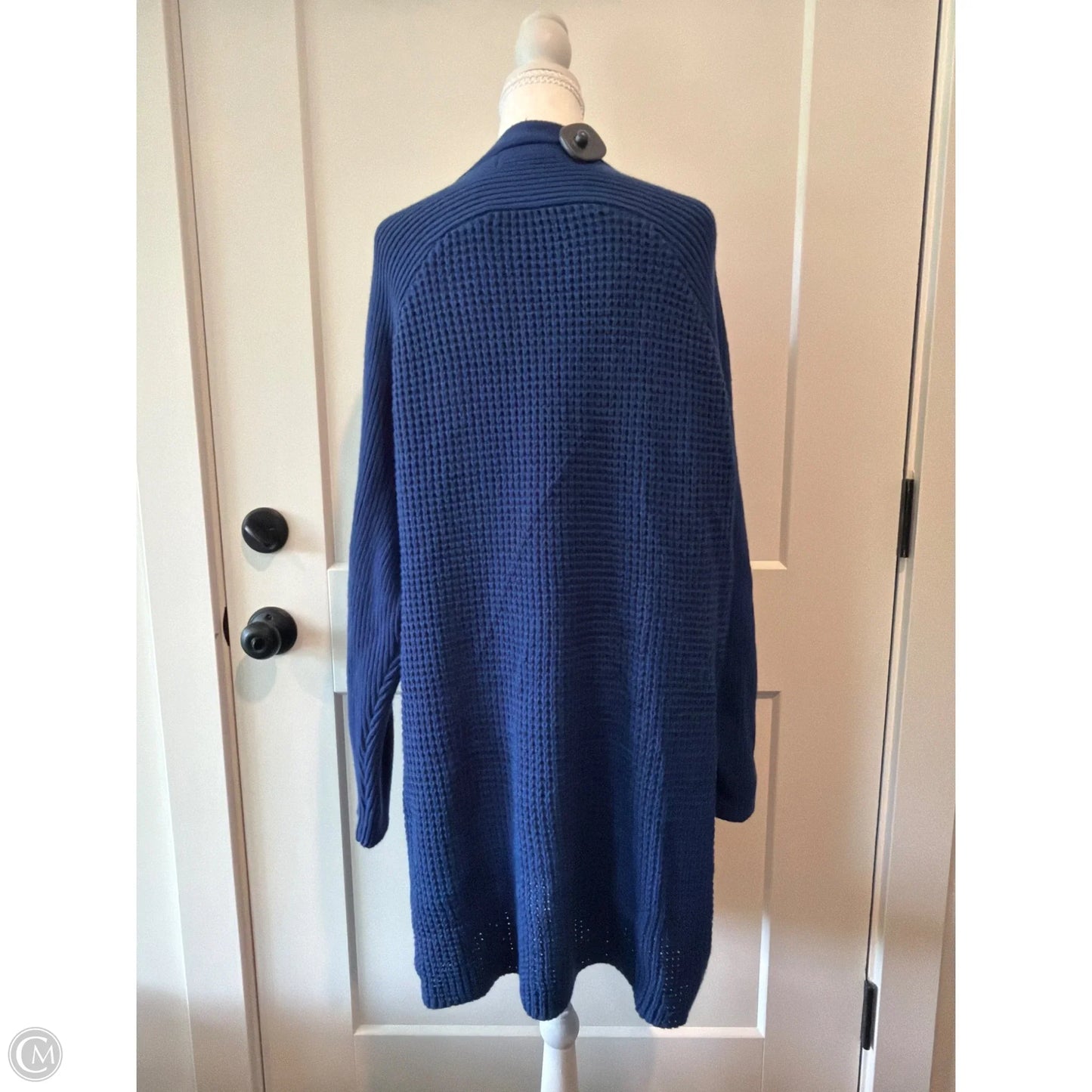 Sweater Cardigan By Ellos In Blue, Size: 2x