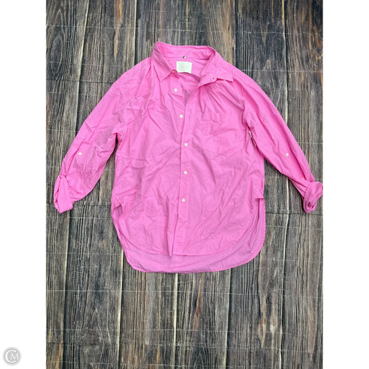 Top Long Sleeve By Citizens Of Humanity In Pink, Size: L
