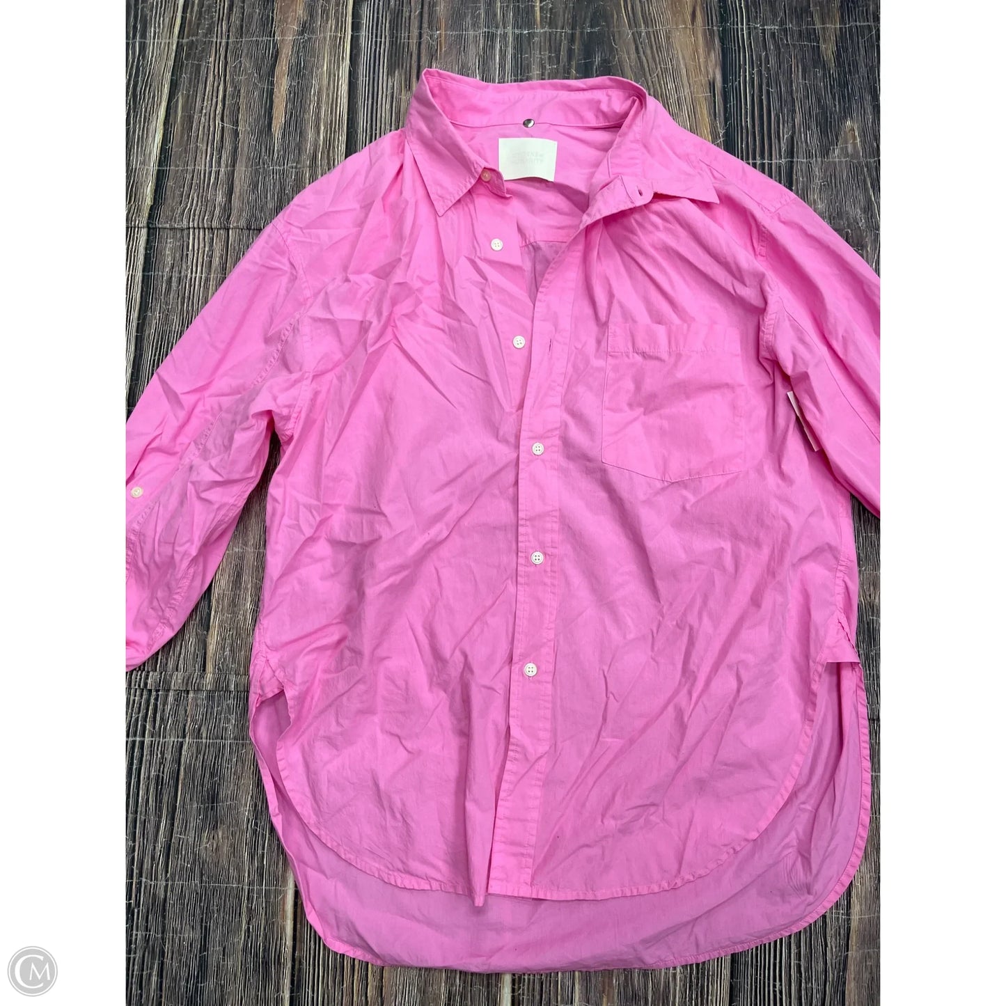 Top Long Sleeve By Citizens Of Humanity In Pink, Size: L