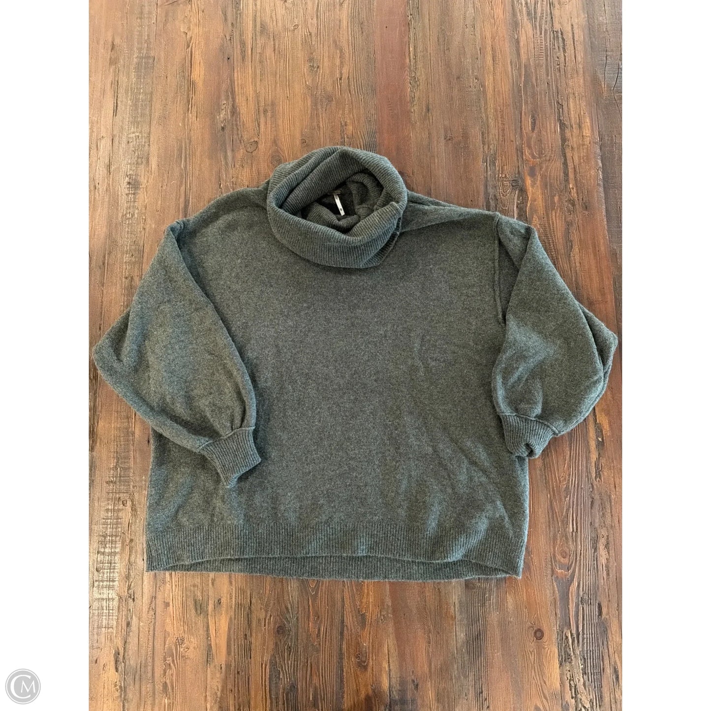 Sweater By Free People In Green, Size: Xs