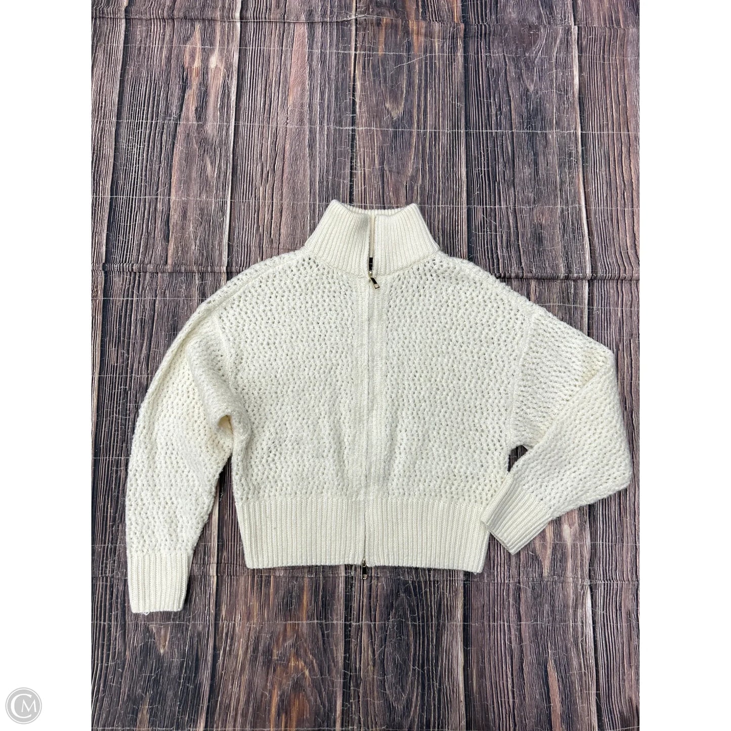 Sweater Cardigan By White House Black Market In Cream, Size: Xs