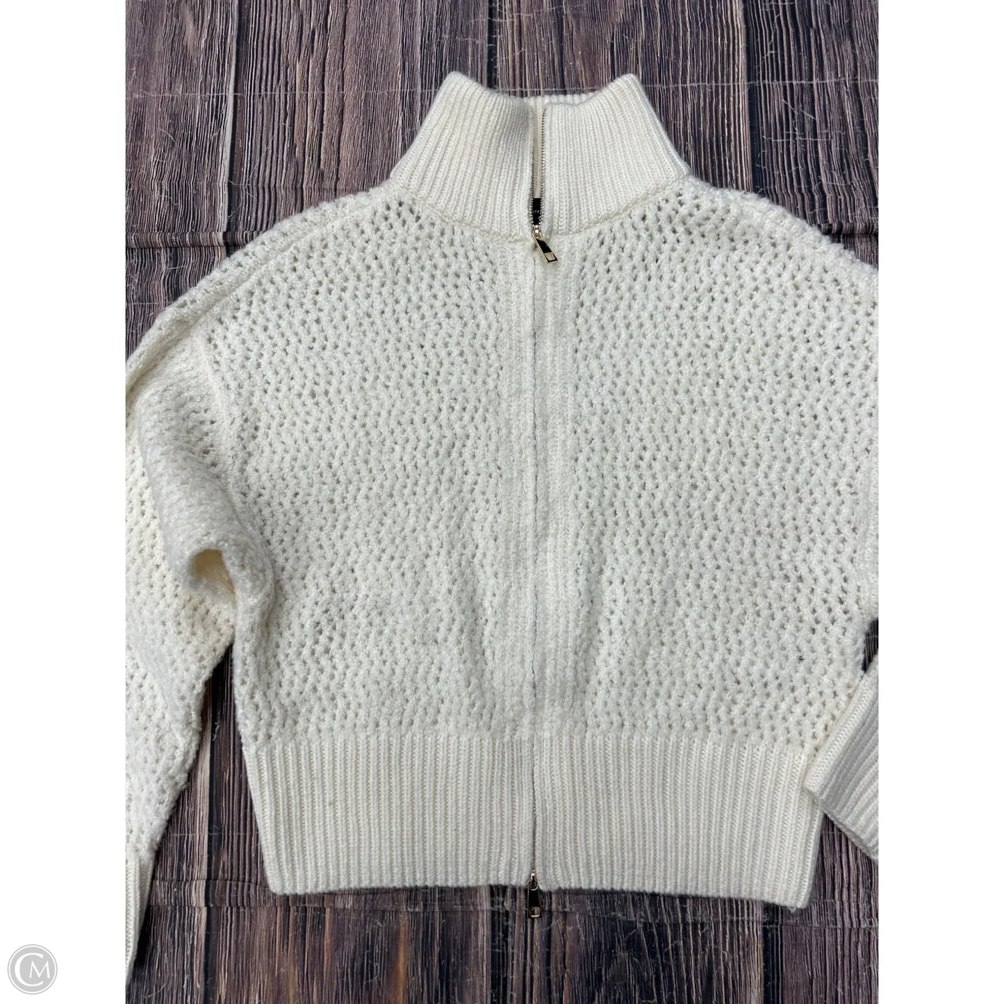 Sweater Cardigan By White House Black Market In Cream, Size: Xs