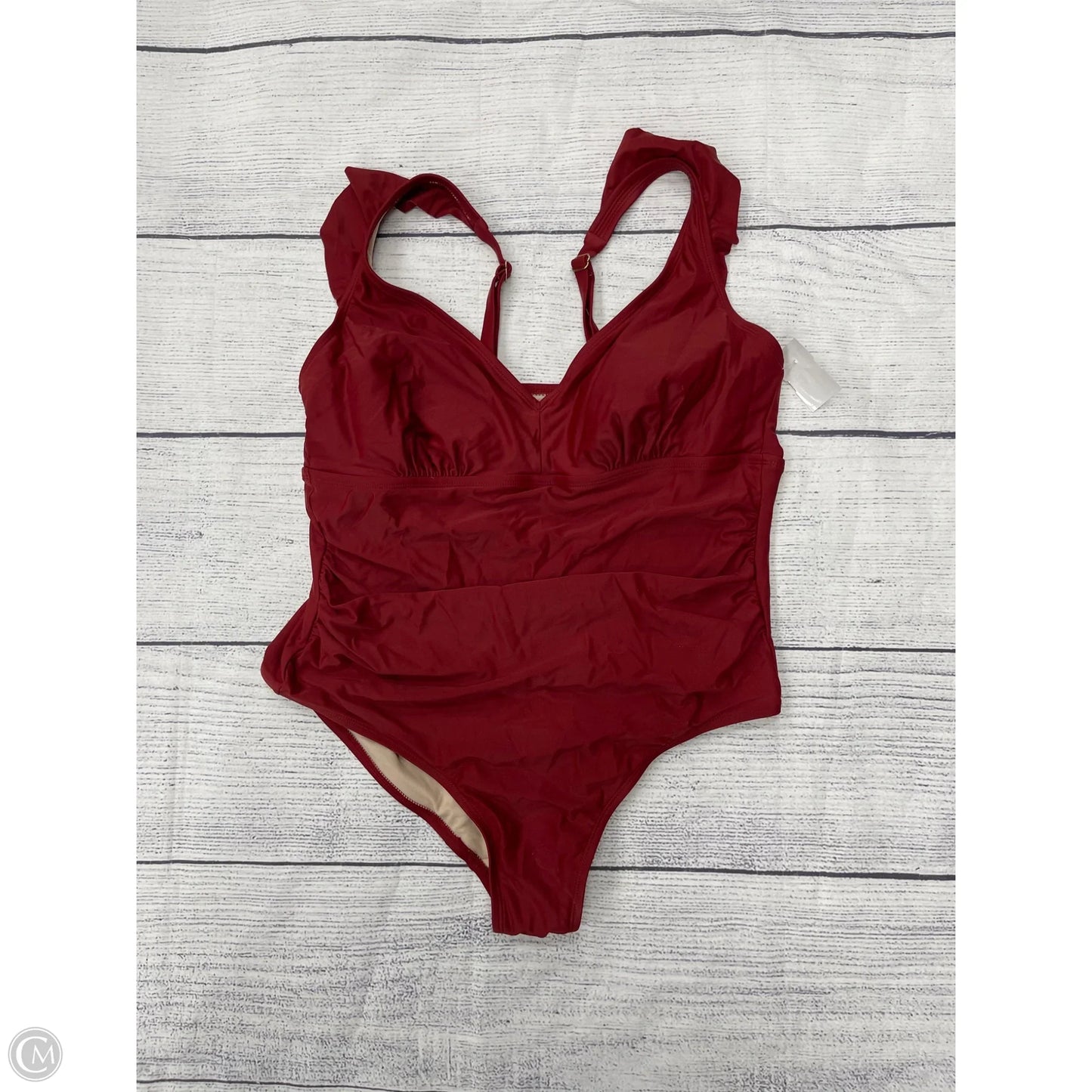 Swimsuit By Kona Sol In Red, Size: 18