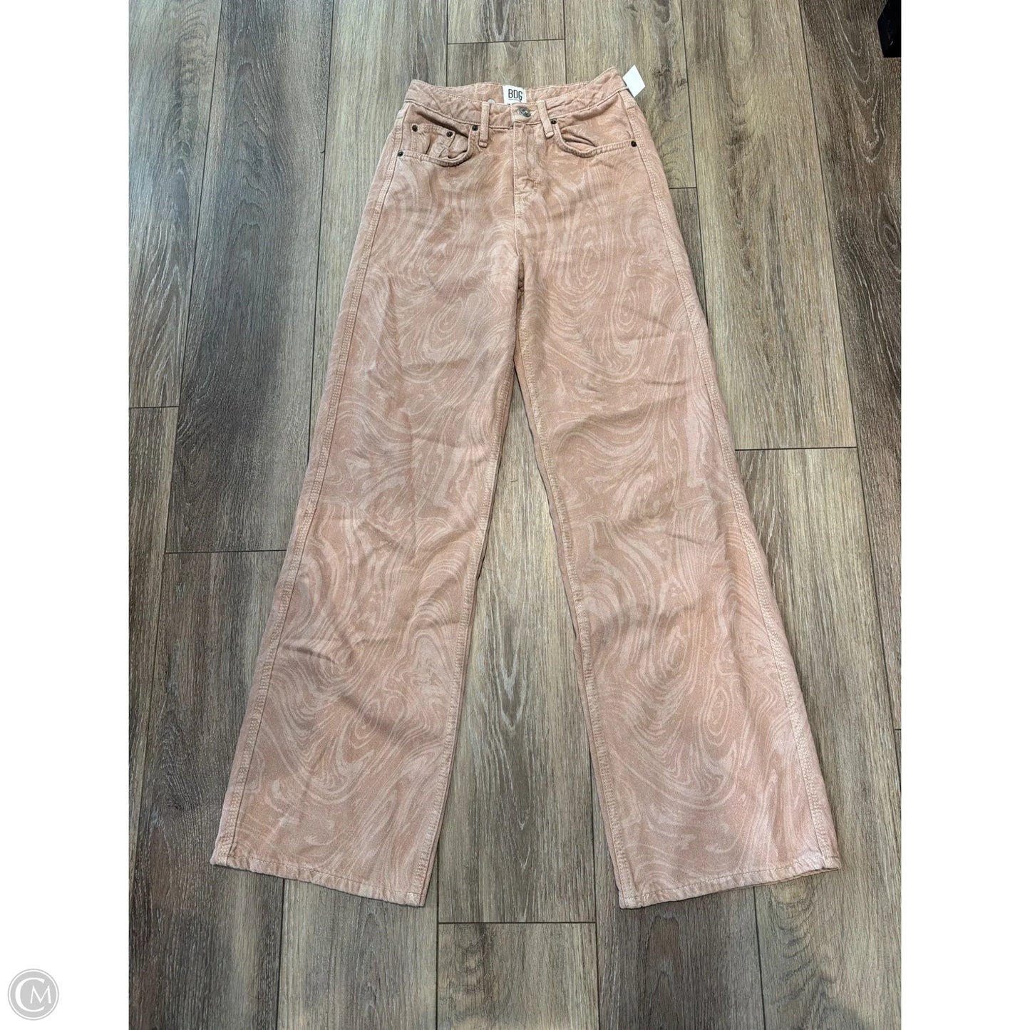 Jeans Wide Leg By Bdg In Brown, Size: 0