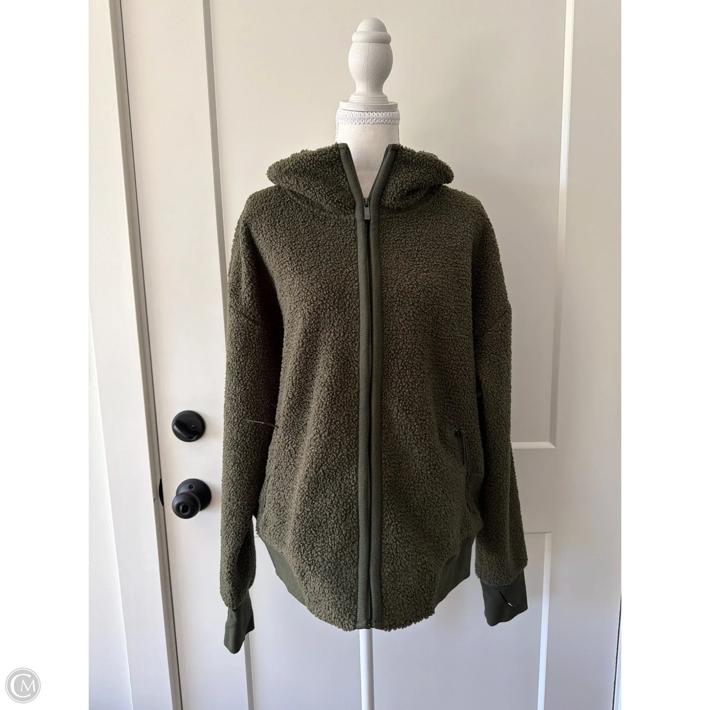 Jacket Fleece By All In Motion In Green, Size: 1x