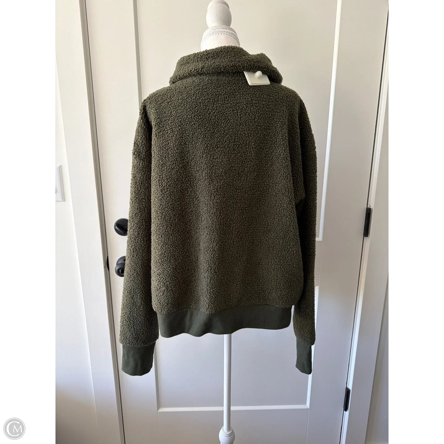 Jacket Fleece By All In Motion In Green, Size: 1x