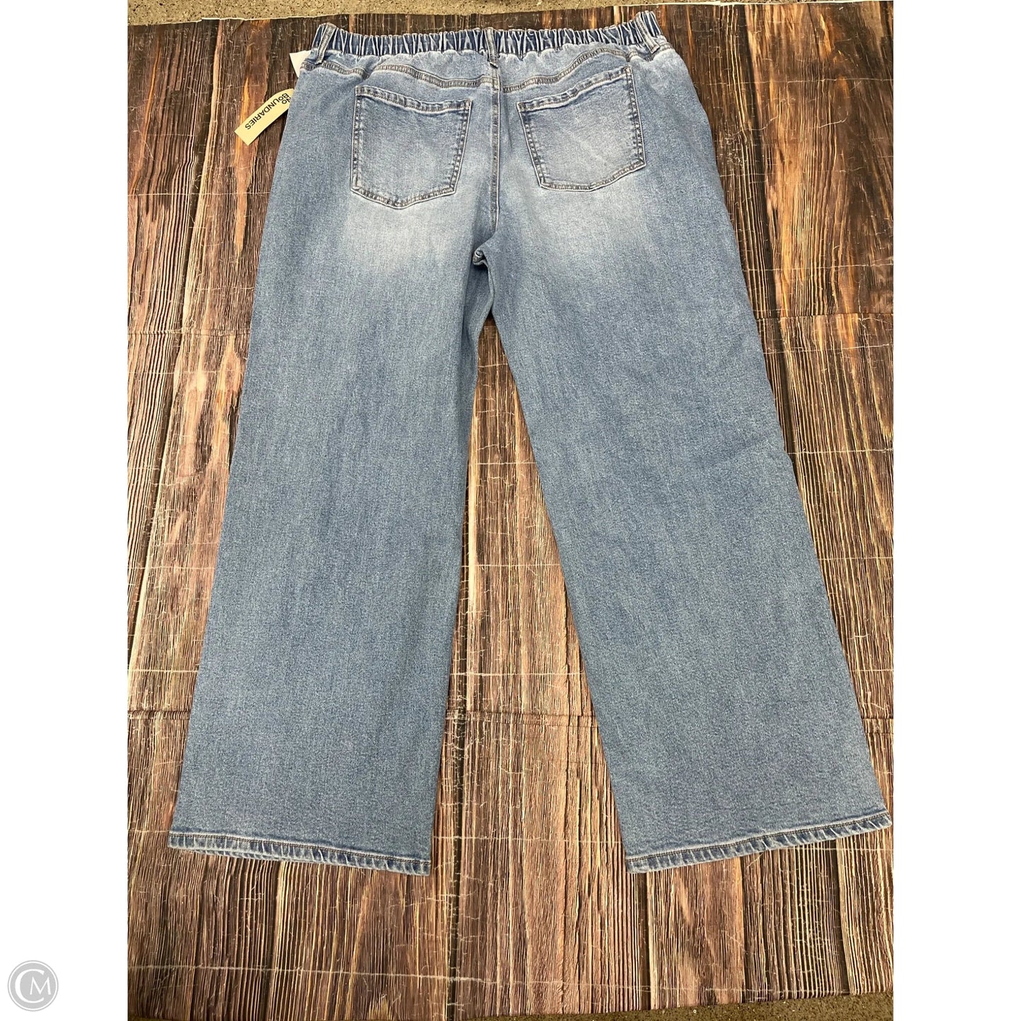 Jeans Wide Leg By No Boundaries In Blue Denim, Size: 20