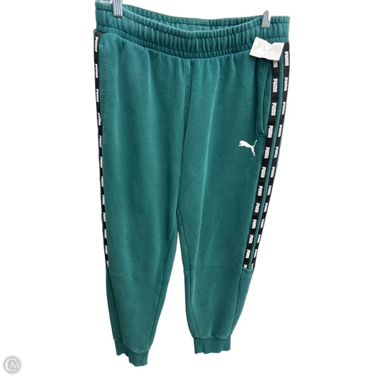 Athletic Pants By Puma In Green, Size: M