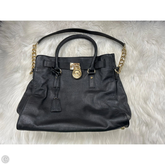 Handbag Leather By Michael By Michael Kors, Size: Large