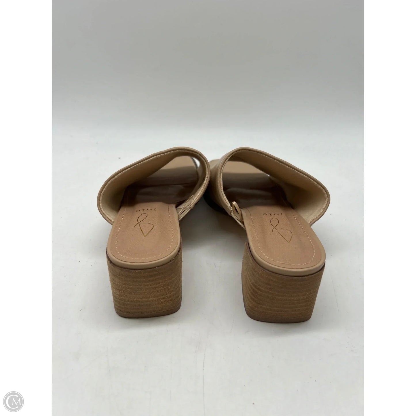 Sandals Heels Block By Joie In Tan, Size: 8