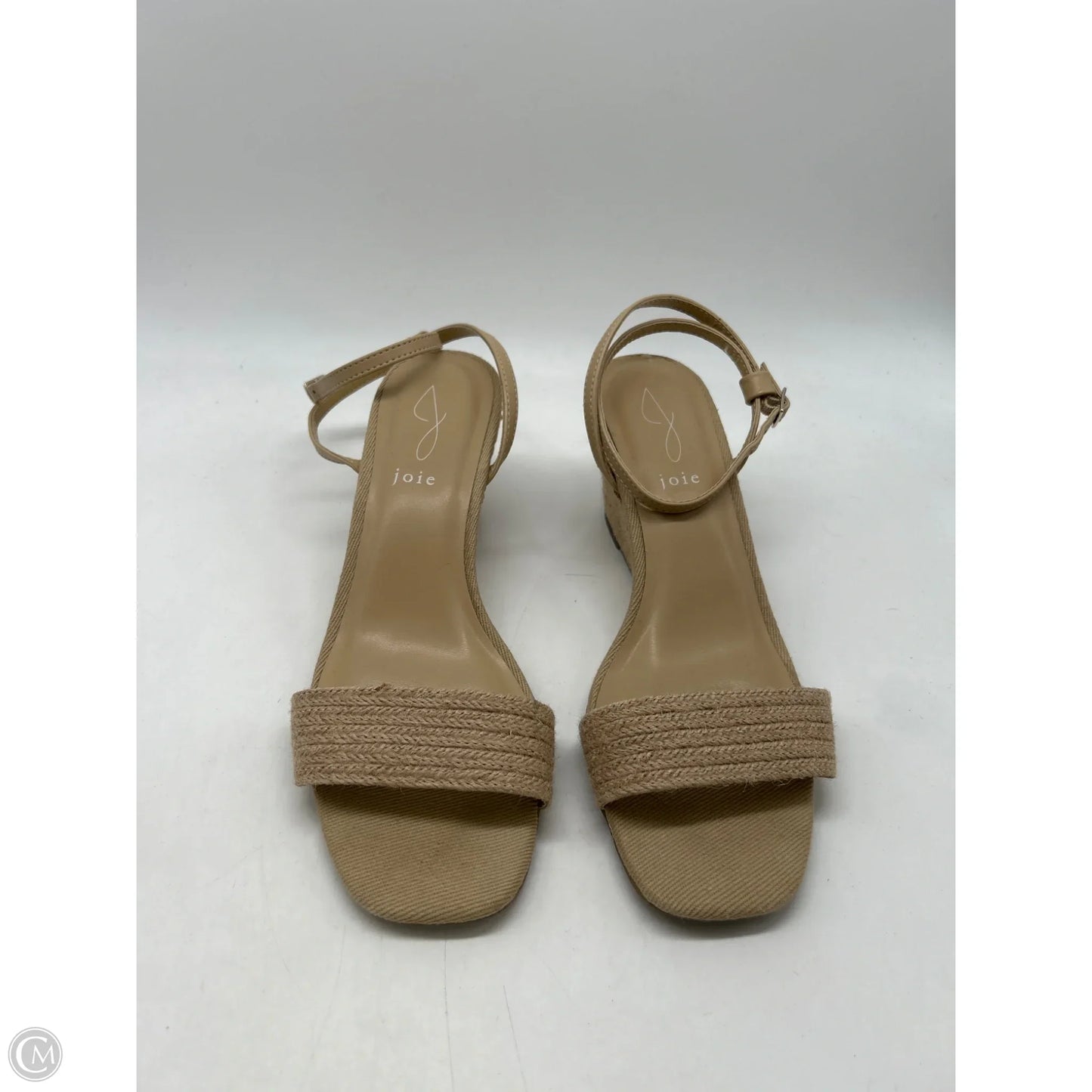 Sandals Heels Wedge By Joie In Tan, Size: 8