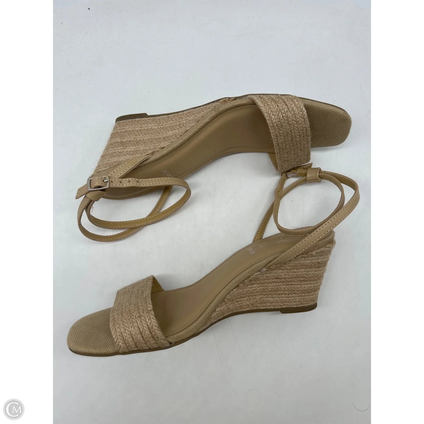 Sandals Heels Wedge By Joie In Tan, Size: 8