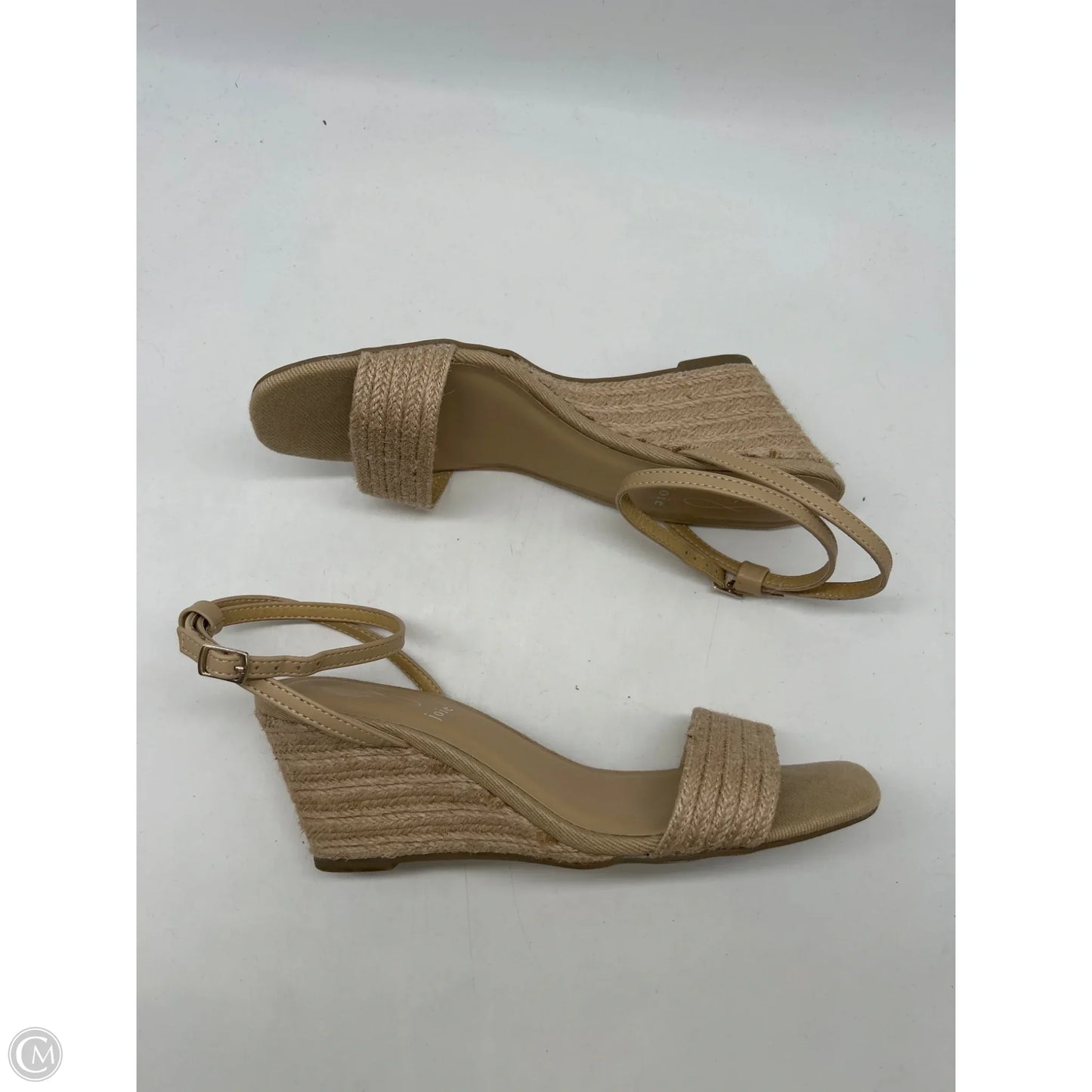 Sandals Heels Wedge By Joie In Tan, Size: 8