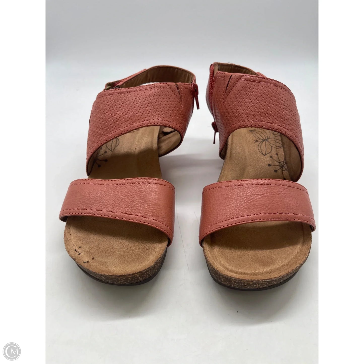 Sandals Heels Wedge By Cobb Hill In Pink, Size: 9.5