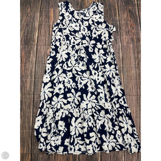 Dress Casual Maxi By Sonoma In Blue, Size: 3x