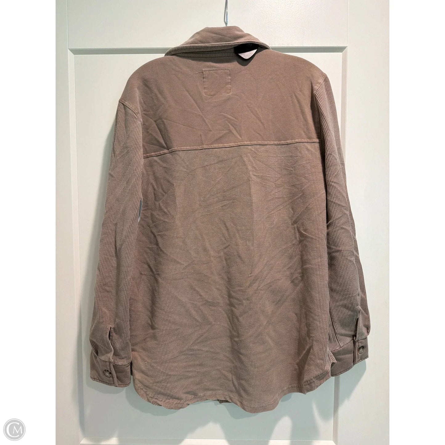 Jacket Shirt By Altard State In Tan, Size: S
