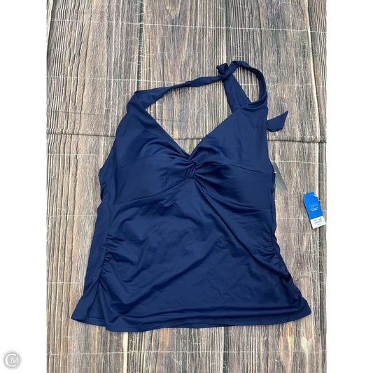 Swimsuit Top By Lands End In Blue, Size: 12