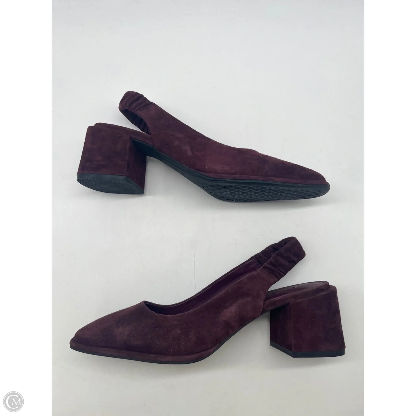 Shoes Heels Block By Aerosoles In Maroon, Size: 8.5