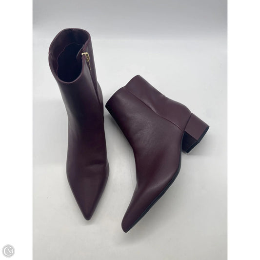 Boots Ankle Heels By Marc Fisher In Red, Size: 9