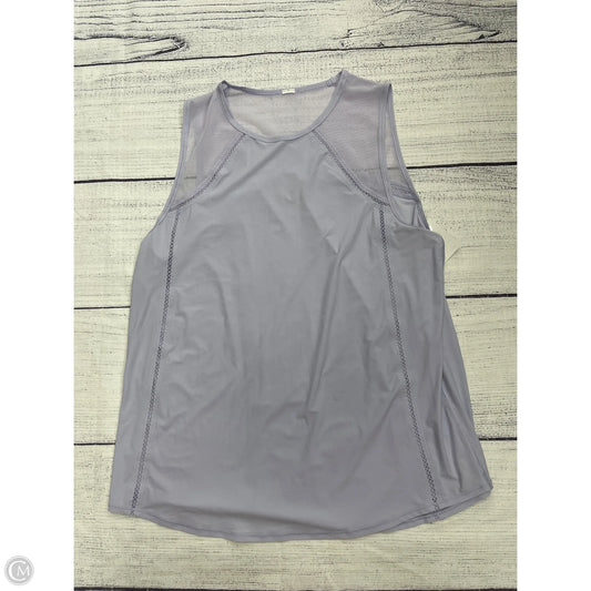 Athletic Tank Top By Lululemon In Purple, Size: L