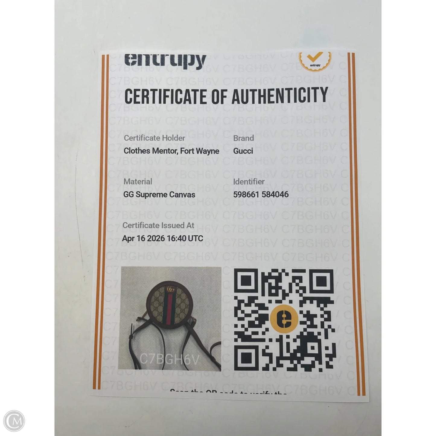 Backpack Luxury Designer By Gucci, Size: Small