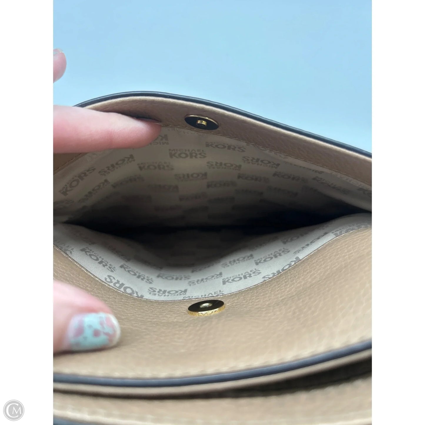 Crossbody Designer By Michael Kors, Size: Medium