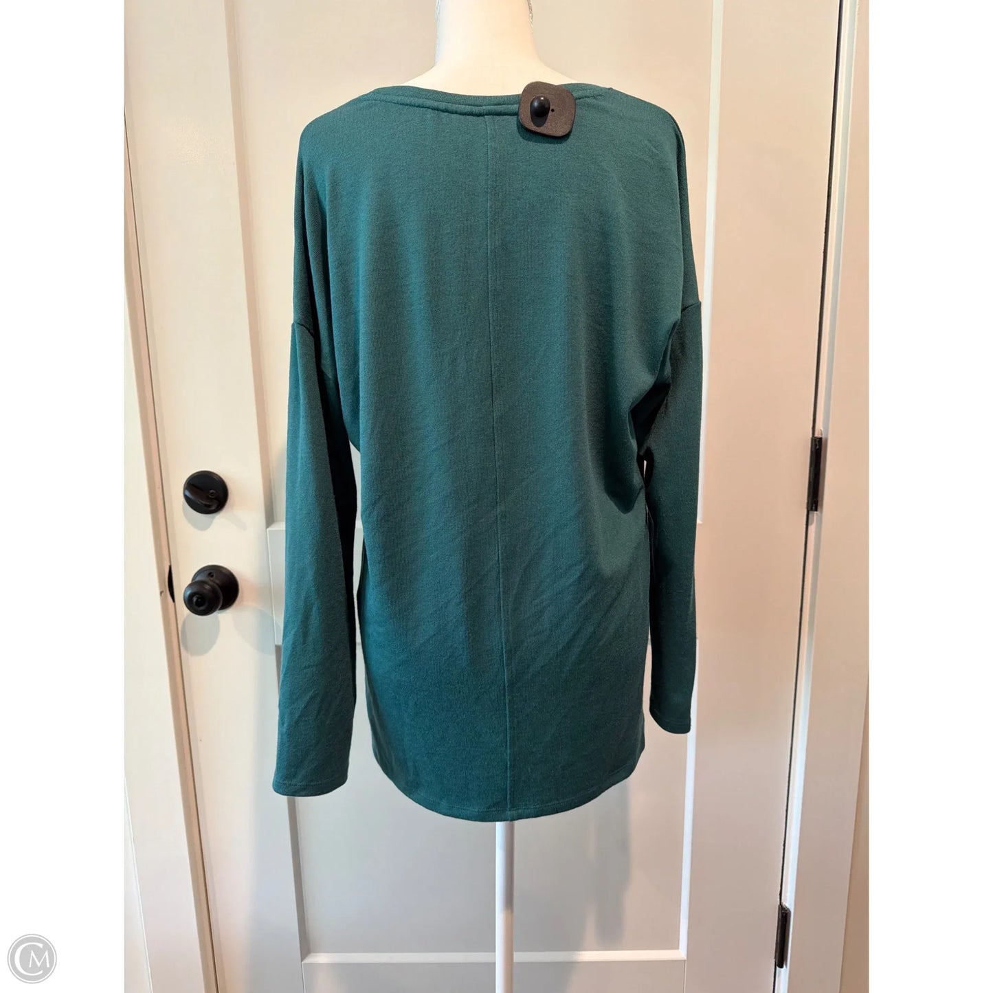 Top Long Sleeve Basic By Banana Republic In Green, Size: M