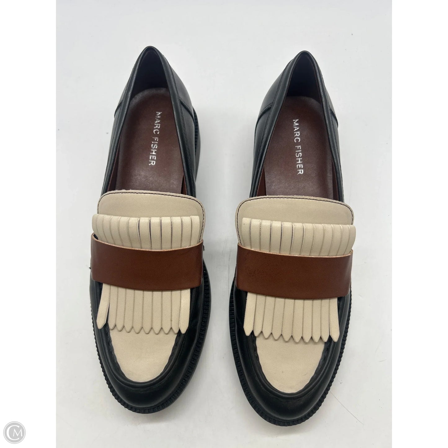 Shoes Flats By Marc Fisher In Black & Brown, Size: 8.5