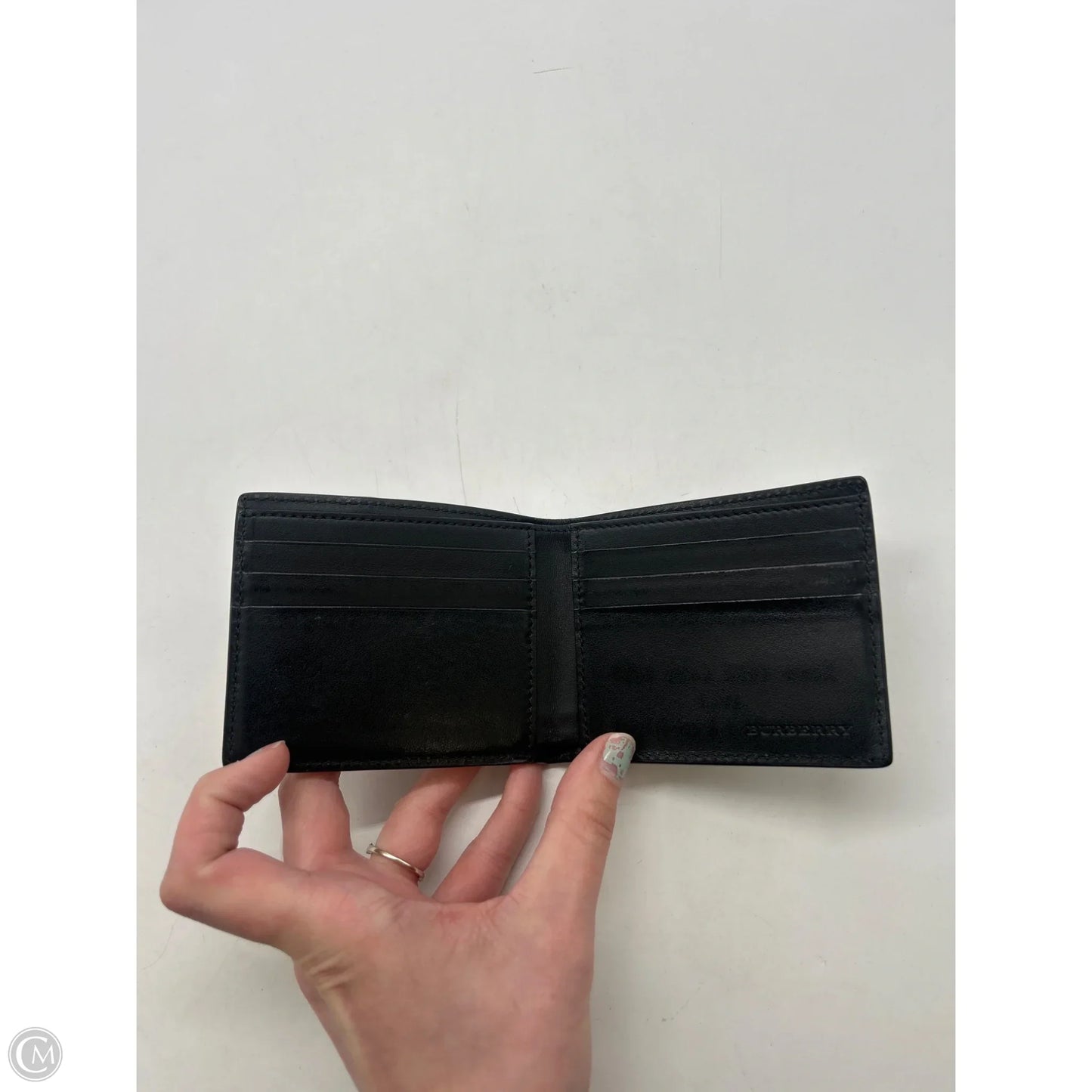 Wallet Luxury Designer By Burberry, Size: Medium