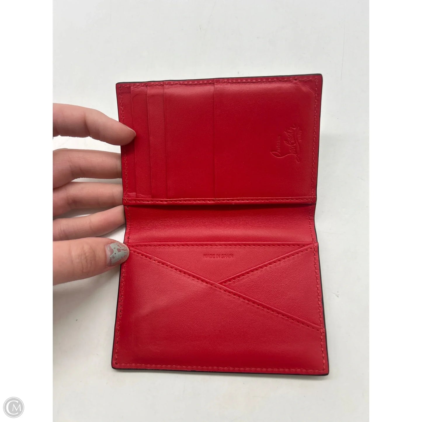 Wallet Luxury Designer By Christian Louboutin, Size: Small
