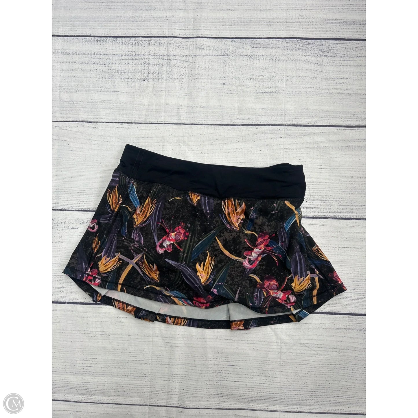Athletic Skort By Lululemon In Black, Size: 10