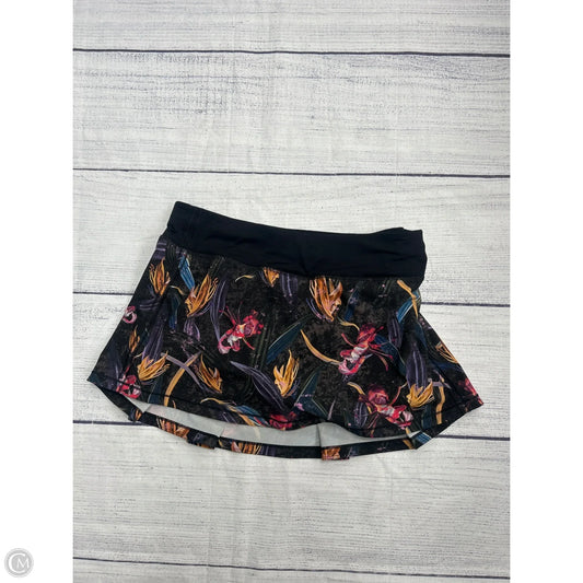 Athletic Skort By Lululemon In Black, Size: 10